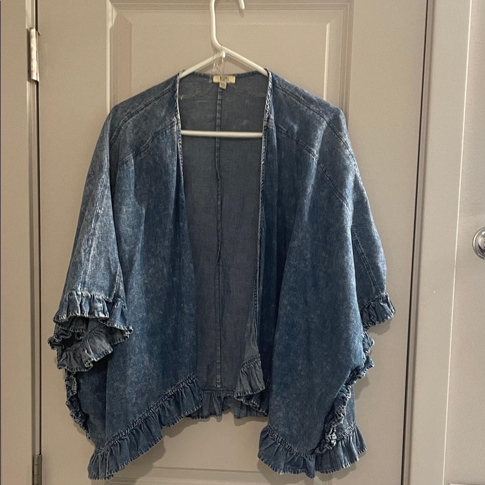 Kori Light Blue Denim Kimono
